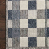 Loloi Rainier Ivory / Denim Outdoor Rug 5-Rugs - indoor/outdoor Loloi
