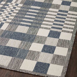 Loloi Rainier Ivory / Denim Outdoor Rug 5-Rugs - indoor/outdoor Loloi