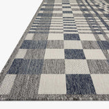 Loloi Rainier Ivory / Denim Outdoor Rug 5-Rugs - indoor/outdoor Loloi