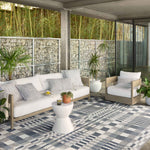 Loloi Rainier Ivory / Denim Outdoor Rug 5-Rugs - indoor/outdoor Loloi