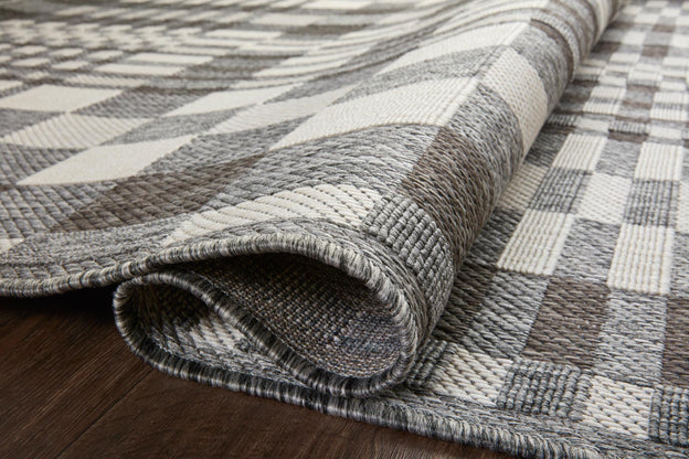 Loloi Rainier Ivory / Pebble Outdoor Rug 5-Rugs - indoor/outdoor Loloi