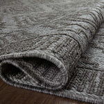 Loloi Rainier Grey / Charcoal Outdoor Rug 5-Rugs - indoor/outdoor Loloi