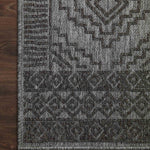 Loloi Rainier Grey / Charcoal Outdoor Rug 5-Rugs - indoor/outdoor Loloi