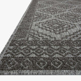 Loloi Rainier Grey / Charcoal Outdoor Rug 5-Rugs - indoor/outdoor Loloi