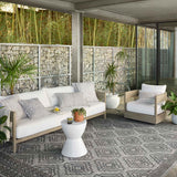 Loloi Rainier Grey / Charcoal Outdoor Rug 5-Rugs - indoor/outdoor Loloi