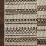 Loloi Rainier Ivory / Taupe Outdoor Rug 0-RUGS-patterned Loloi