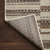 Loloi Rainier Ivory / Taupe Outdoor Rug 0-RUGS-patterned Loloi
