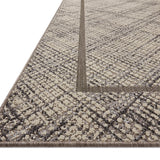 Loloi Rainier Ivory / Charcoal Outdoor Rug 0-RUGS-patterned Loloi