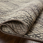 Loloi Rainier Ivory / Charcoal Outdoor Rug 0-RUGS-patterned Loloi