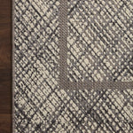 Loloi Rainier Ivory / Charcoal Outdoor Rug 0-RUGS-patterned Loloi