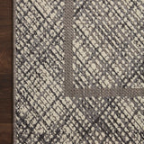 Loloi Rainier Ivory / Charcoal Outdoor Rug 0-RUGS-patterned Loloi