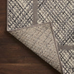 Loloi Rainier Ivory / Charcoal Outdoor Rug 0-RUGS-patterned Loloi