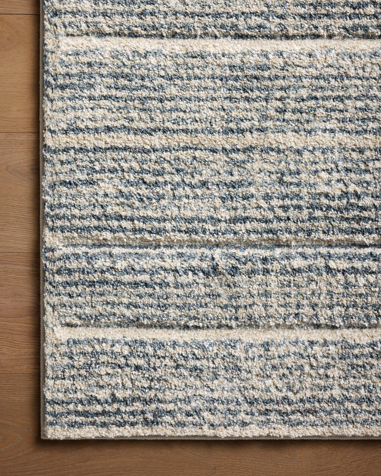 Loloi Silas Oatmeal / Blue Rug 0-RUGS-patterned Loloi
