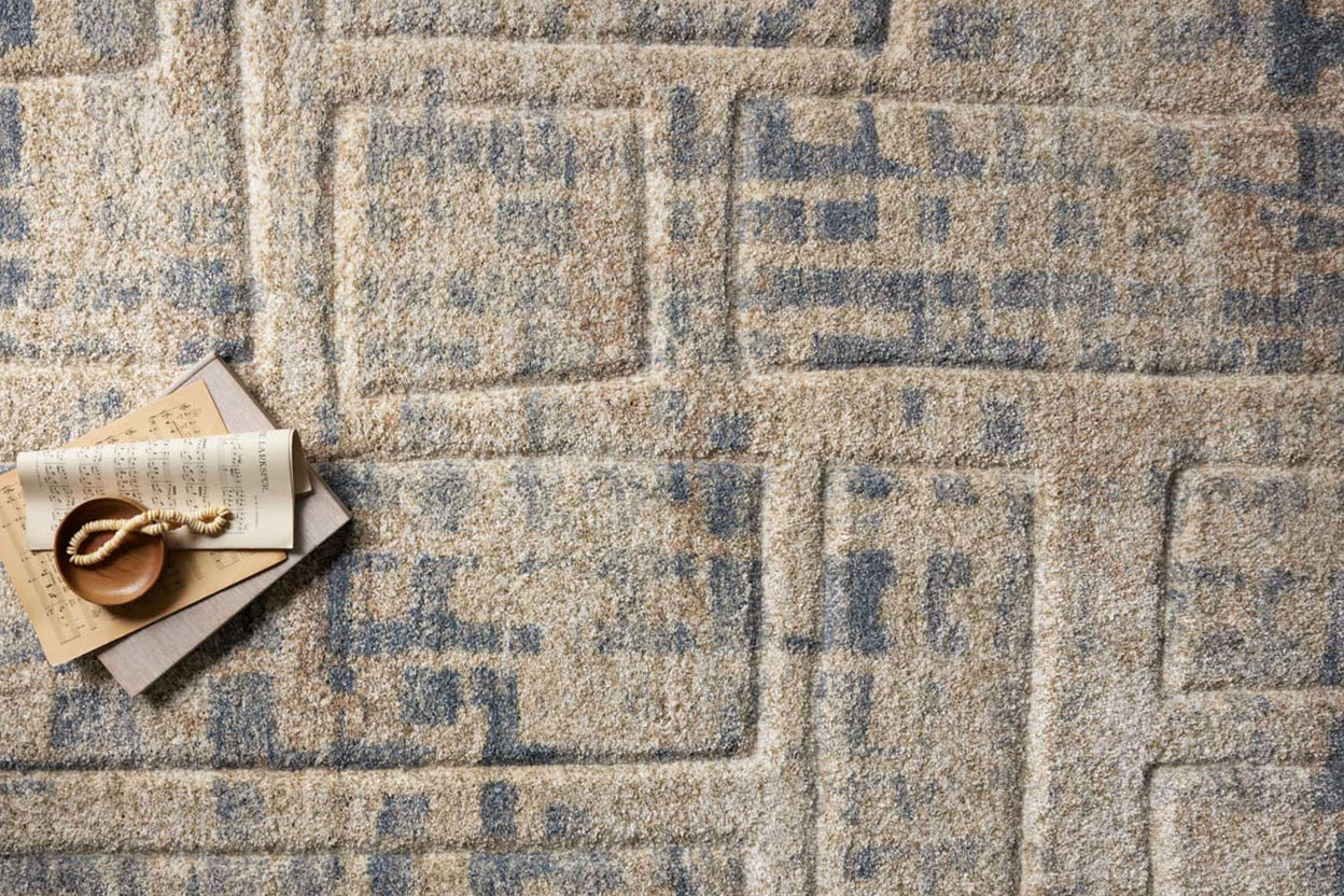 Loloi Silas Blue / Multi Rug 0-RUGS-patterned Loloi