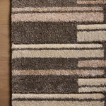 Loloi Silas Mocha / Champagne Rug 0-RUGS-patterned Loloi