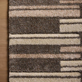 Loloi Silas Mocha / Champagne Rug 0-RUGS-patterned Loloi