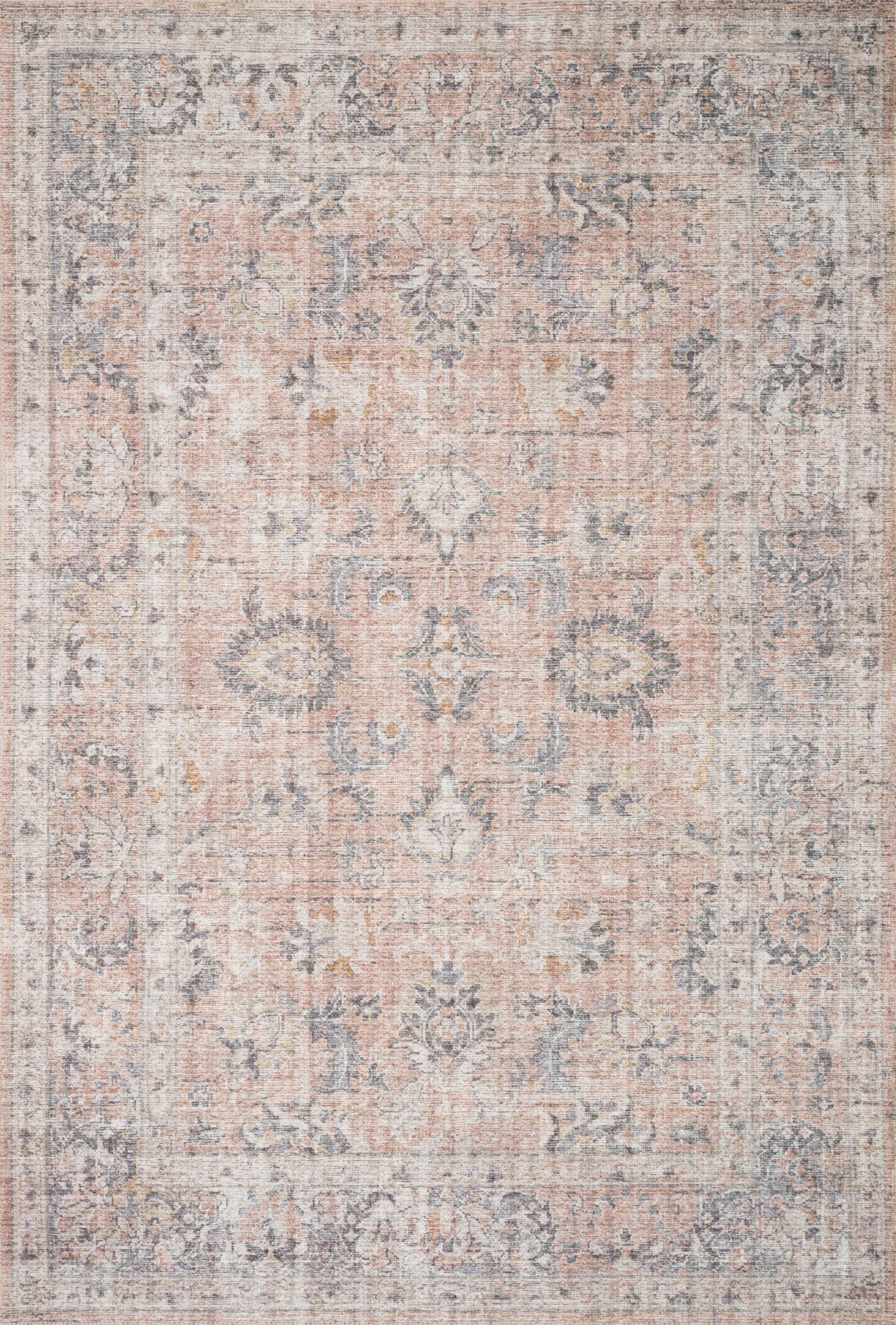 Loloi Skye Blush / Grey Rug RUGS - patterned Loloi