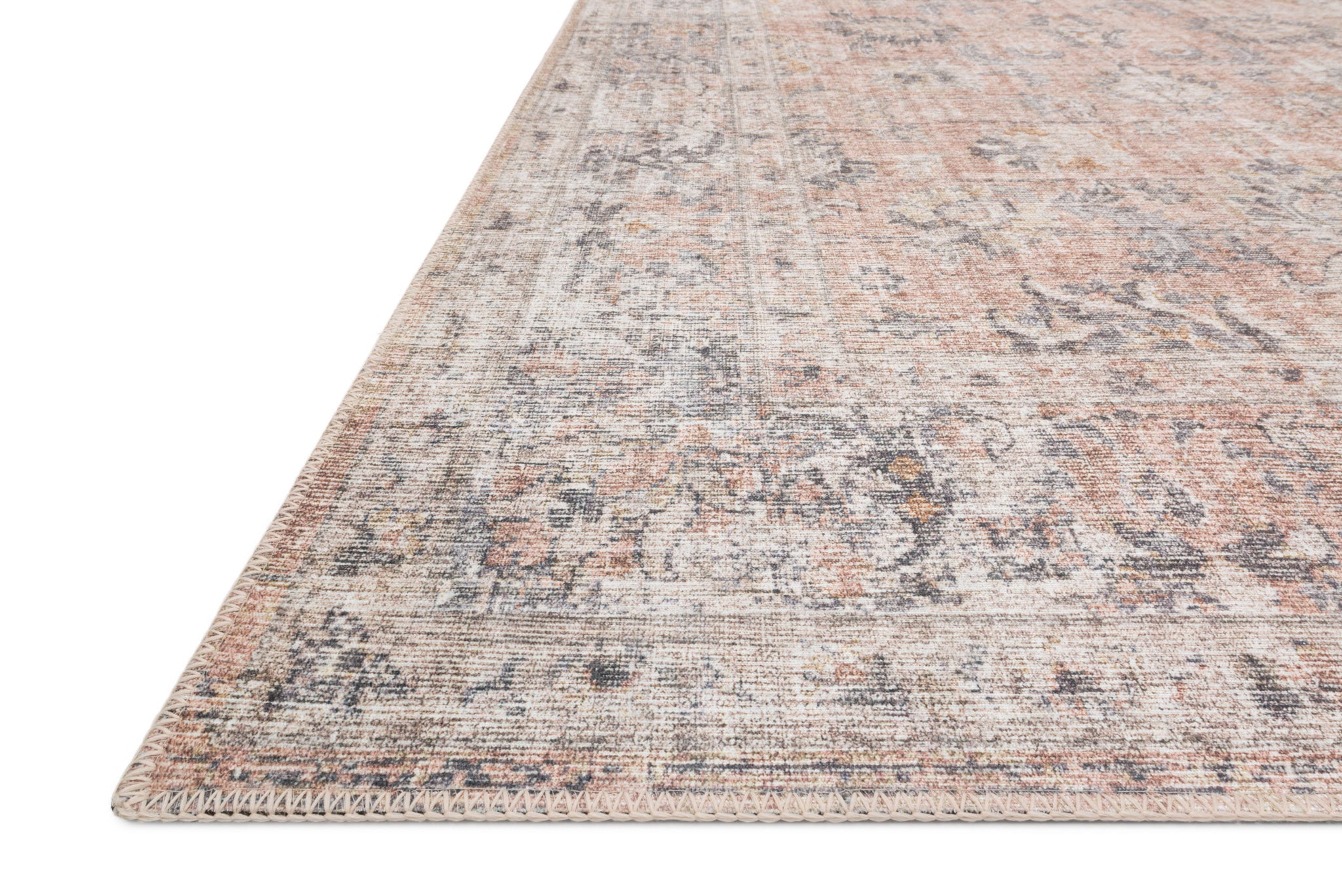 Loloi Skye Blush / Grey Rug RUGS - patterned Loloi