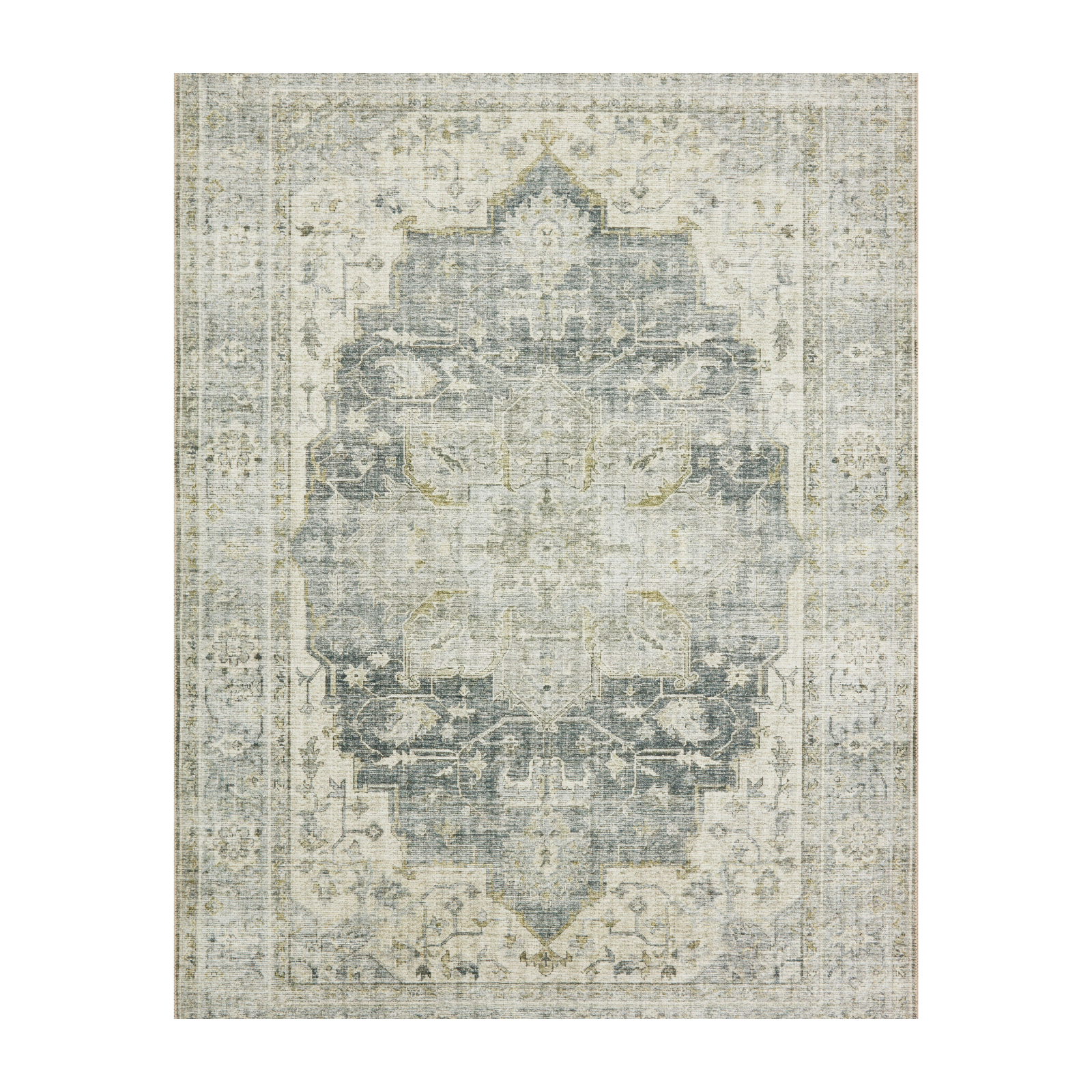 Loloi Skye Charcoal / Dove Rug RUGS - patterned Loloi