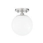 Stella Small Semi Flush LIGHITING - semi-flush Hudson Valley Lighting Polished Nickel