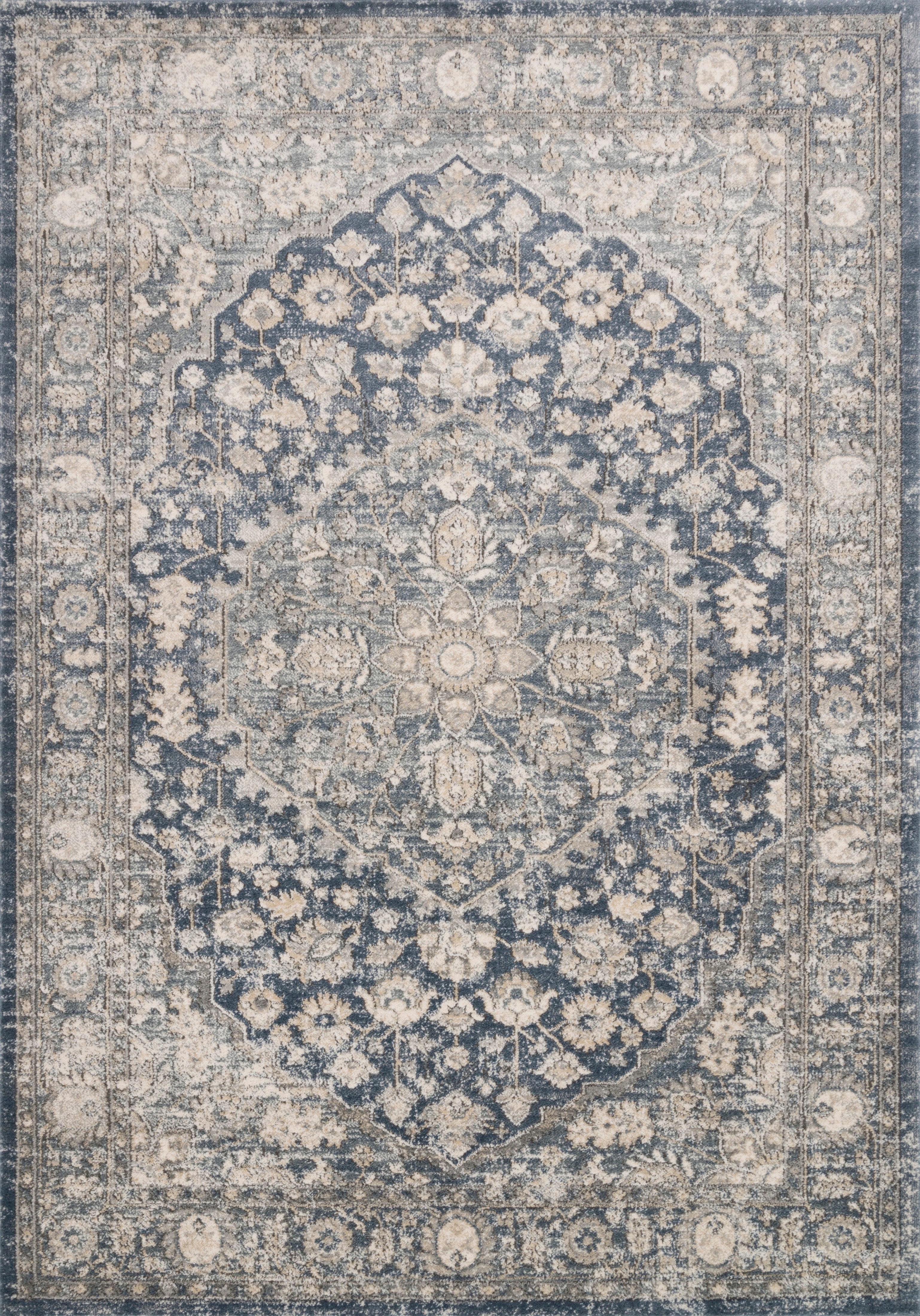 Loloi Teagan Denim / Mist Rug RUGS - patterned Loloi