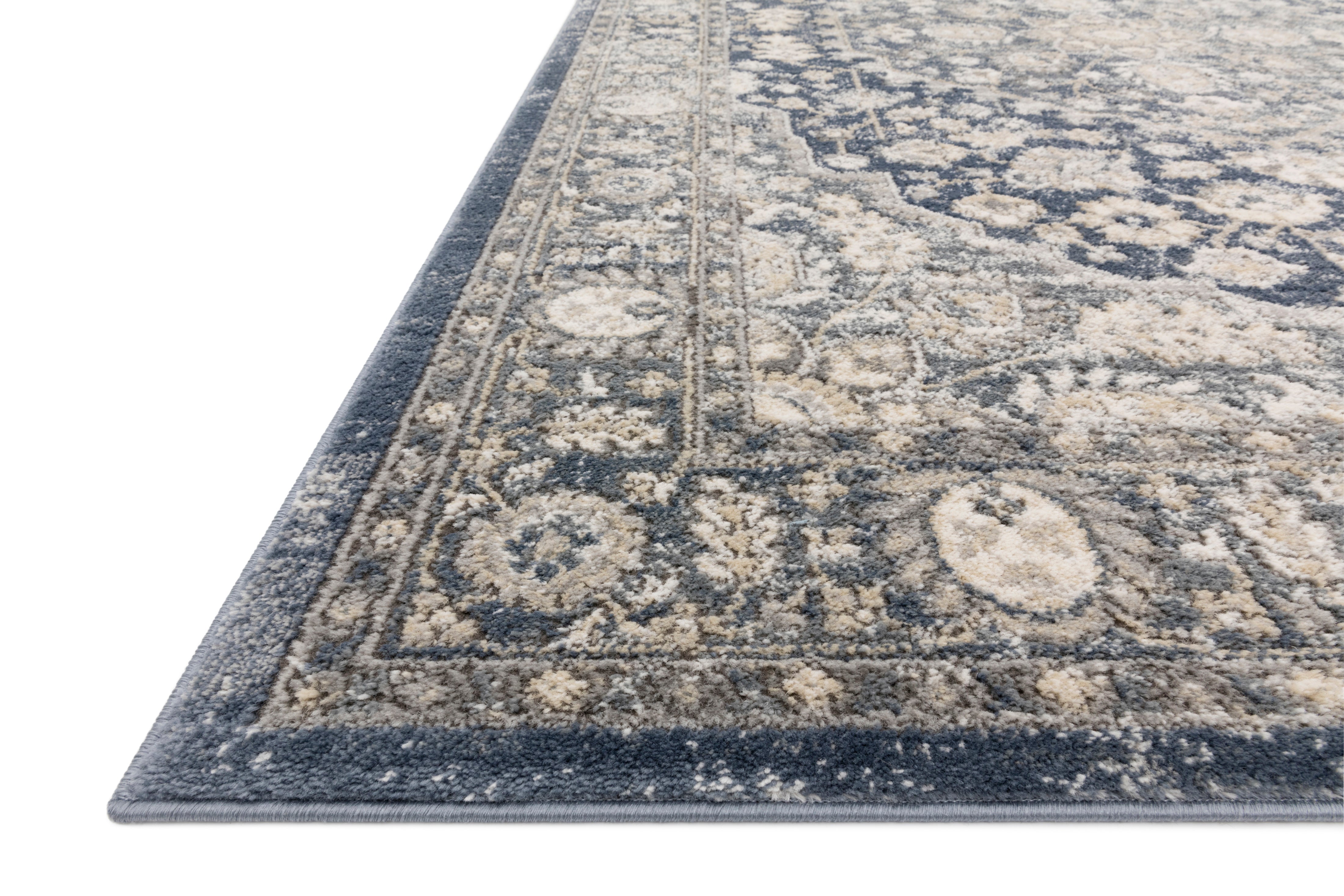 Loloi Teagan Denim / Mist Rug RUGS - patterned Loloi