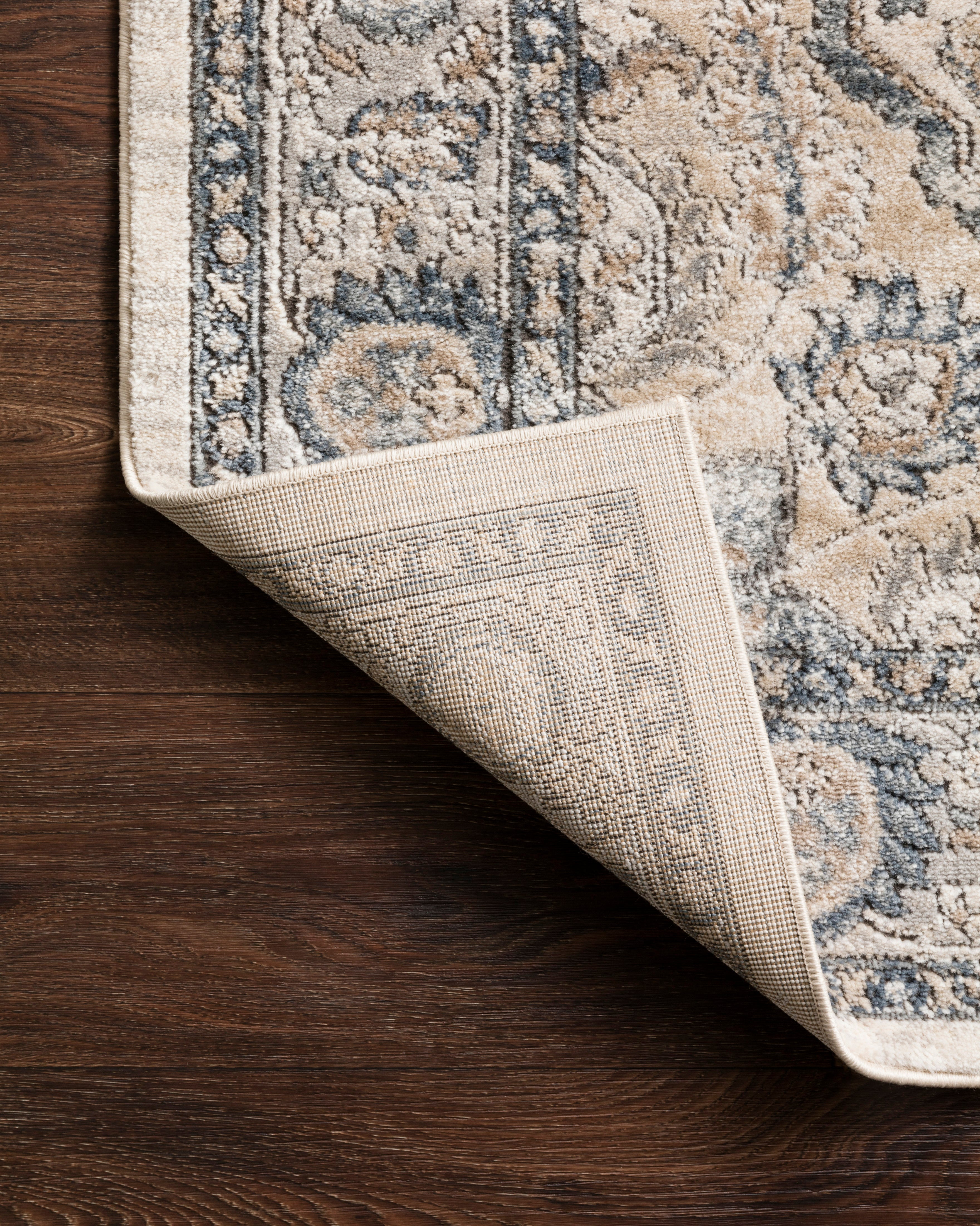 Loloi Teagan Natural / Lt. Grey Rug RUGS - patterned Loloi