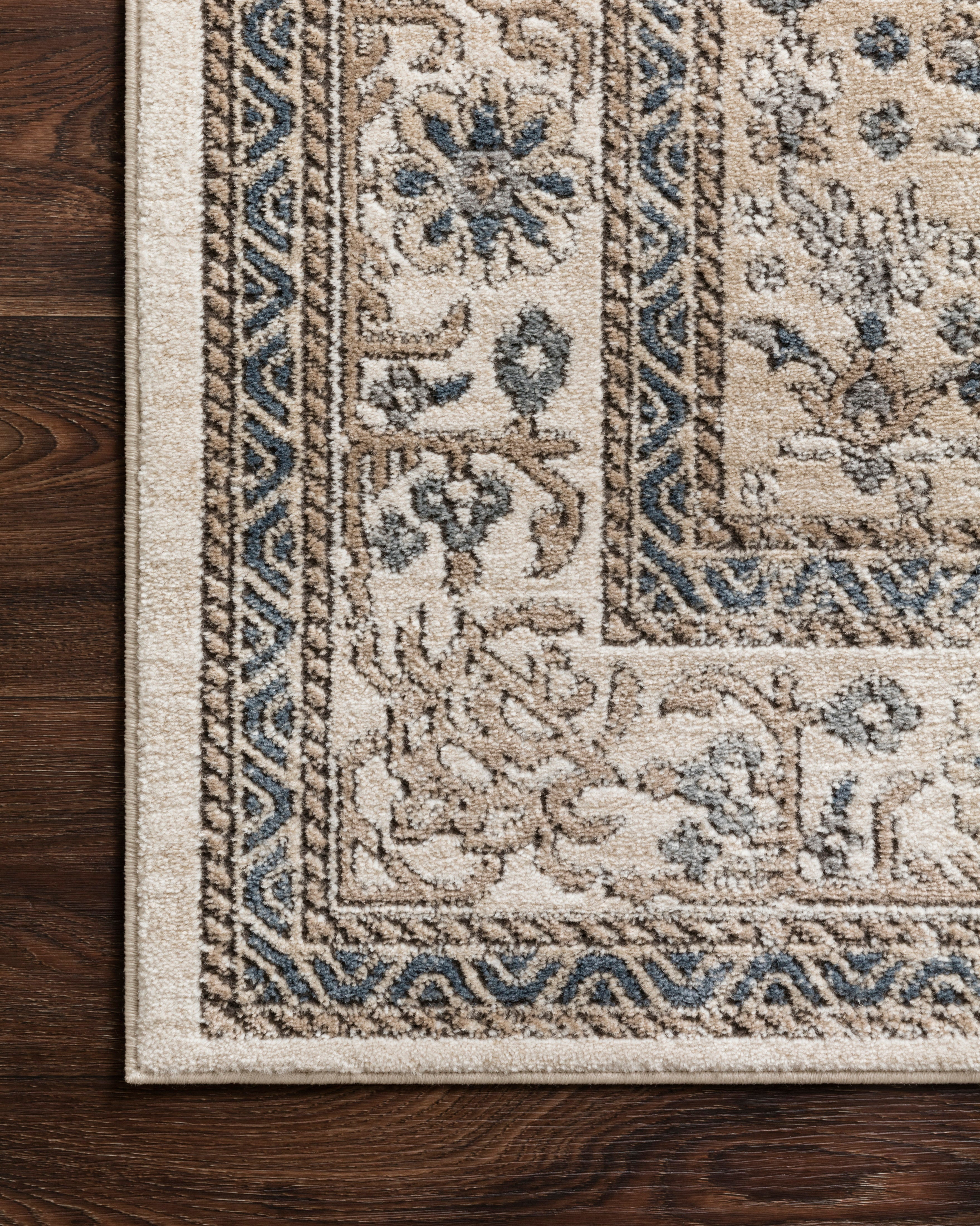 Loloi Teagan Oatmeal / Ivory Rug RUGS - patterned Loloi