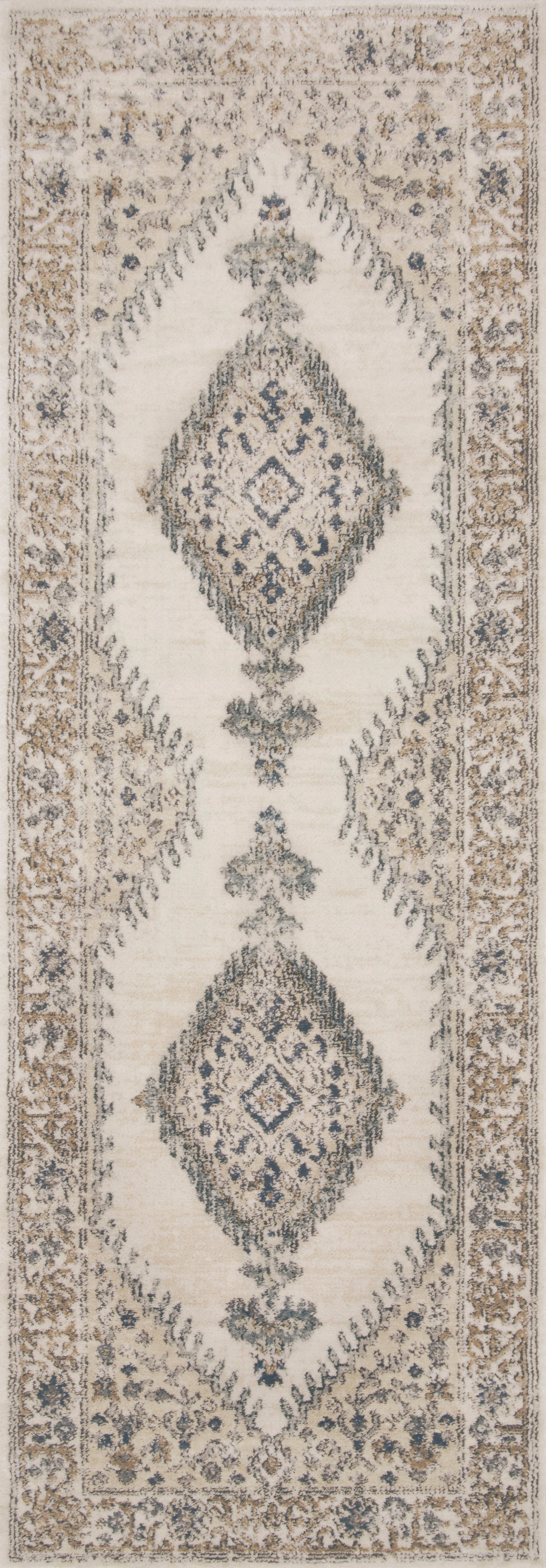 Loloi Teagan Oatmeal / Ivory Rug RUGS - patterned Loloi
