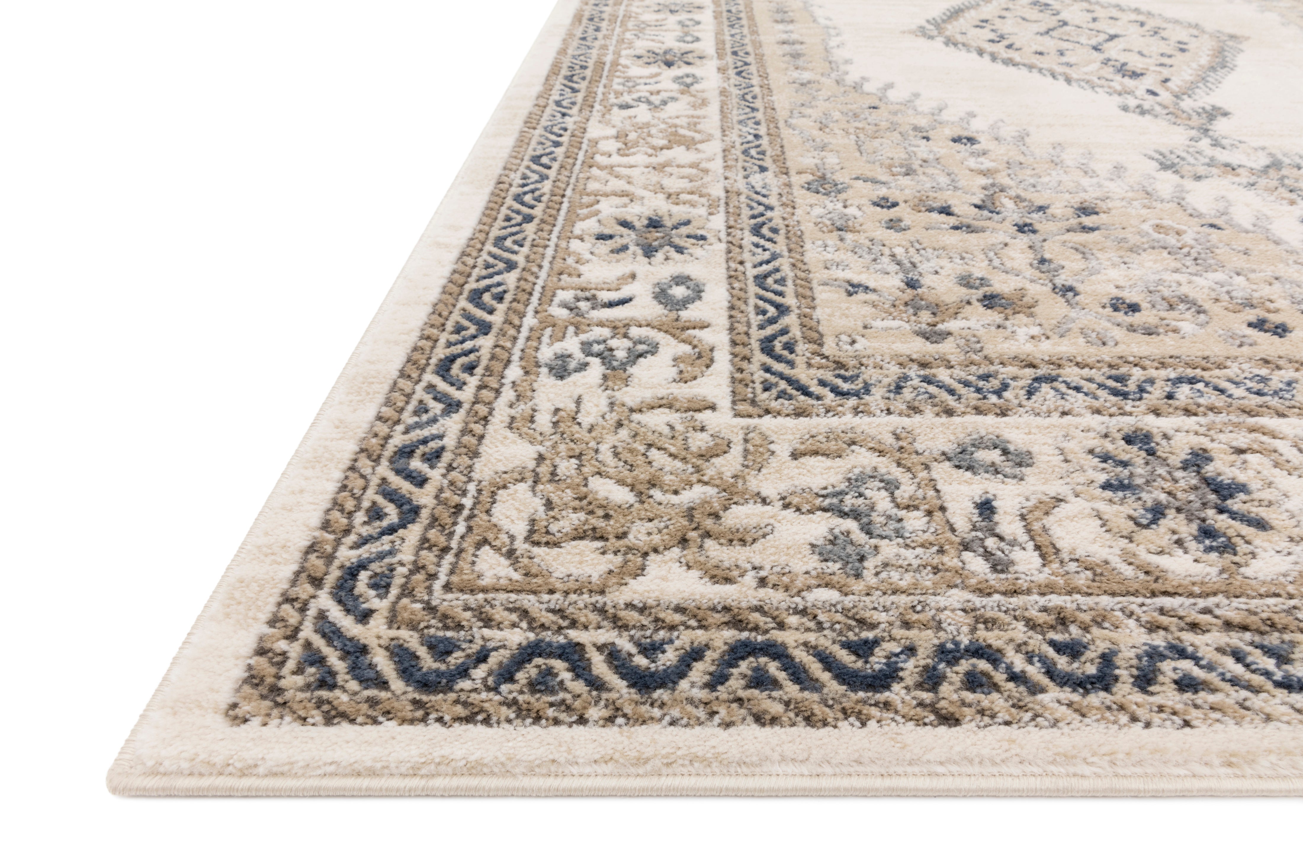 Loloi Teagan Oatmeal / Ivory Rug RUGS - patterned Loloi