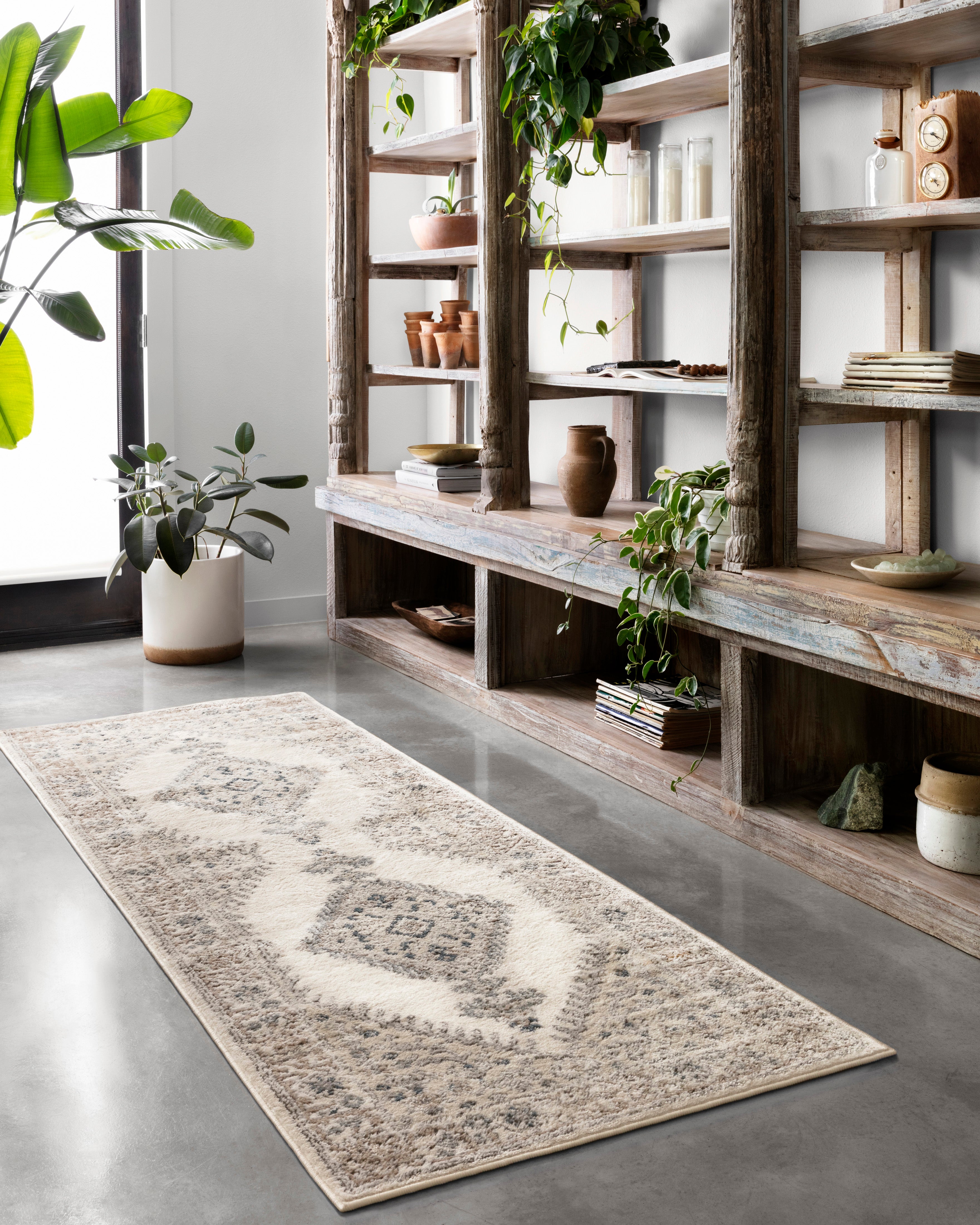 Loloi Teagan Oatmeal / Ivory Rug RUGS - patterned Loloi