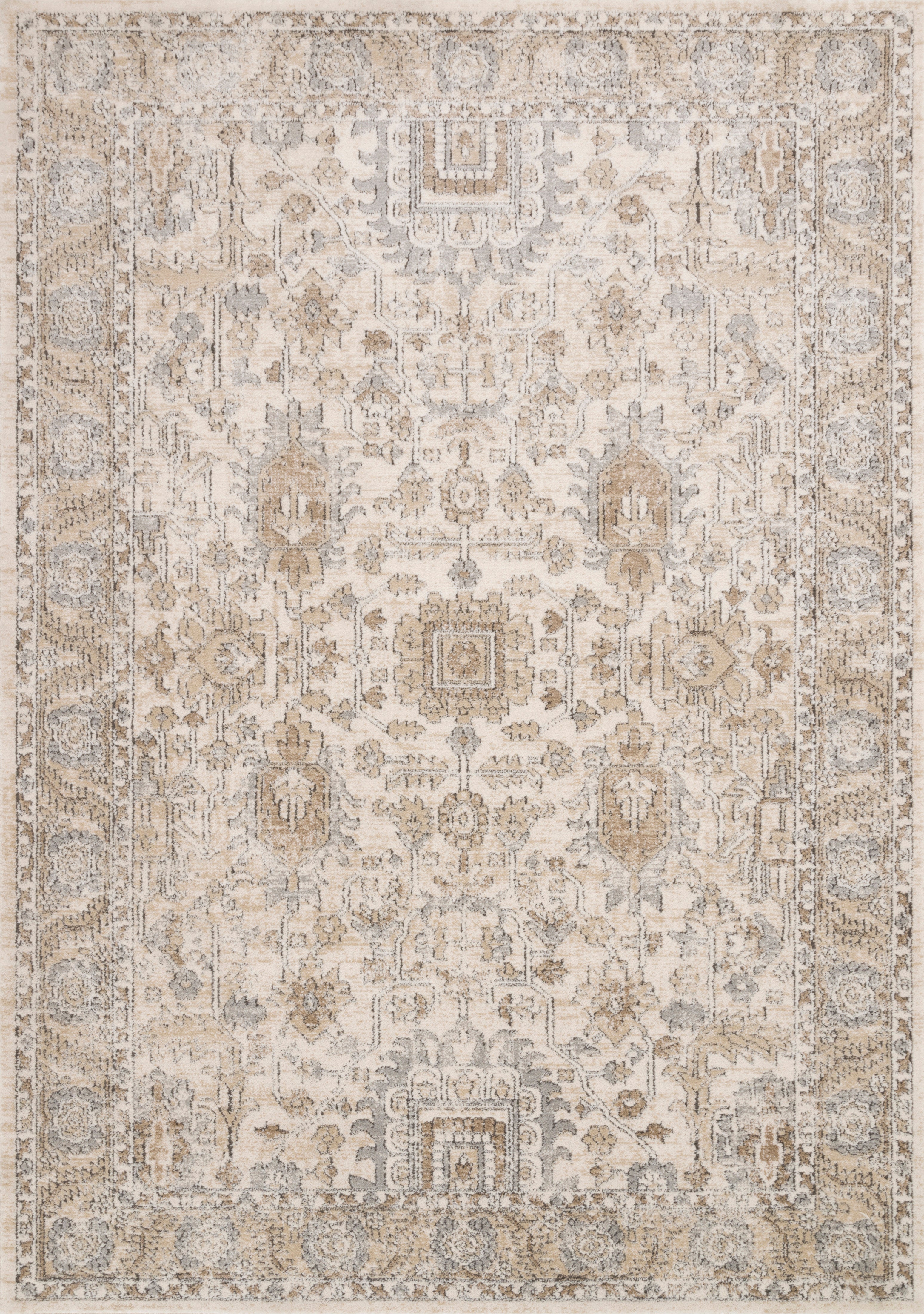Loloi Teagan Ivory / Sand Rug RUGS - patterned Loloi