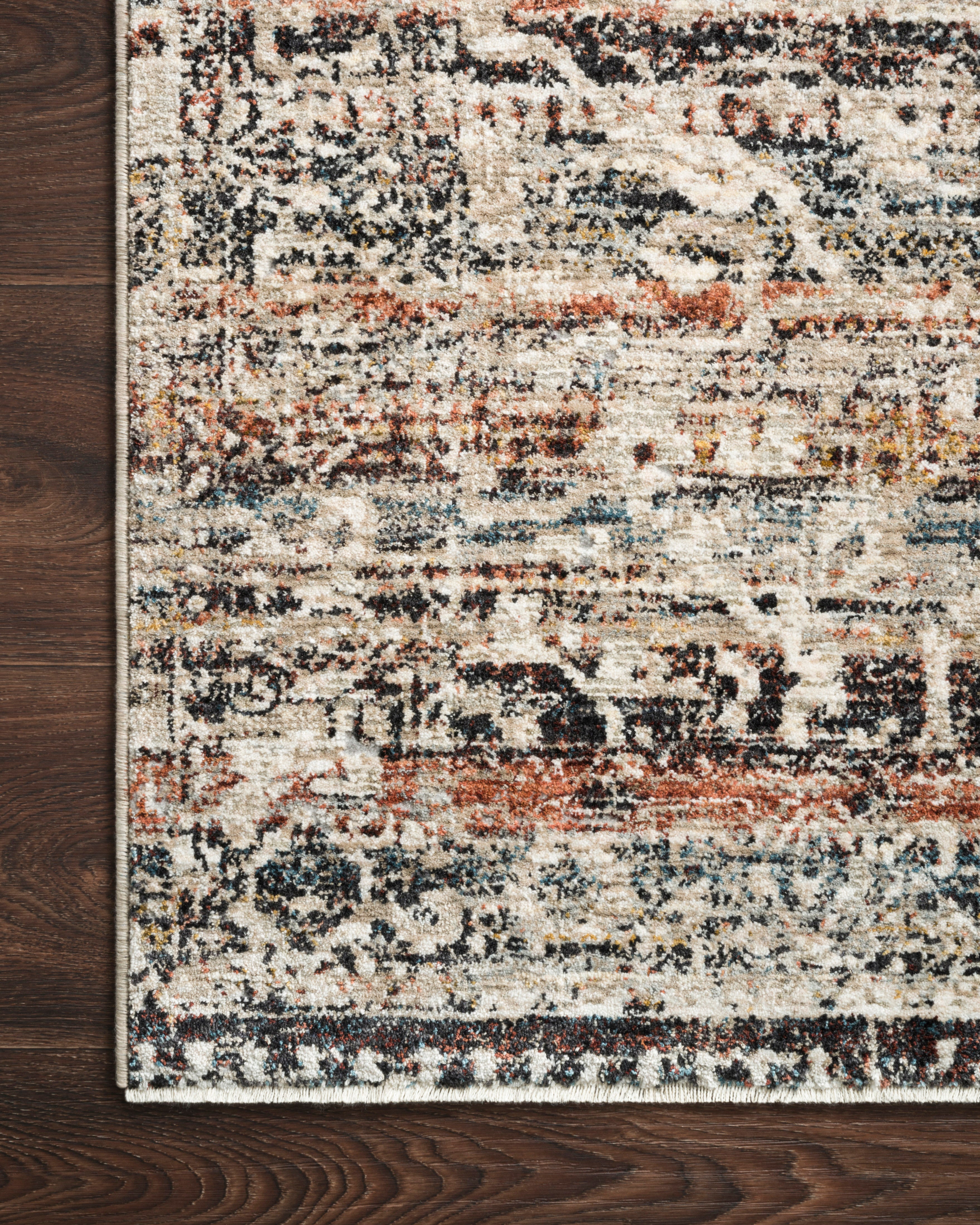 Loloi Theia Taupe / Multi Rug RUGS - patterned Loloi