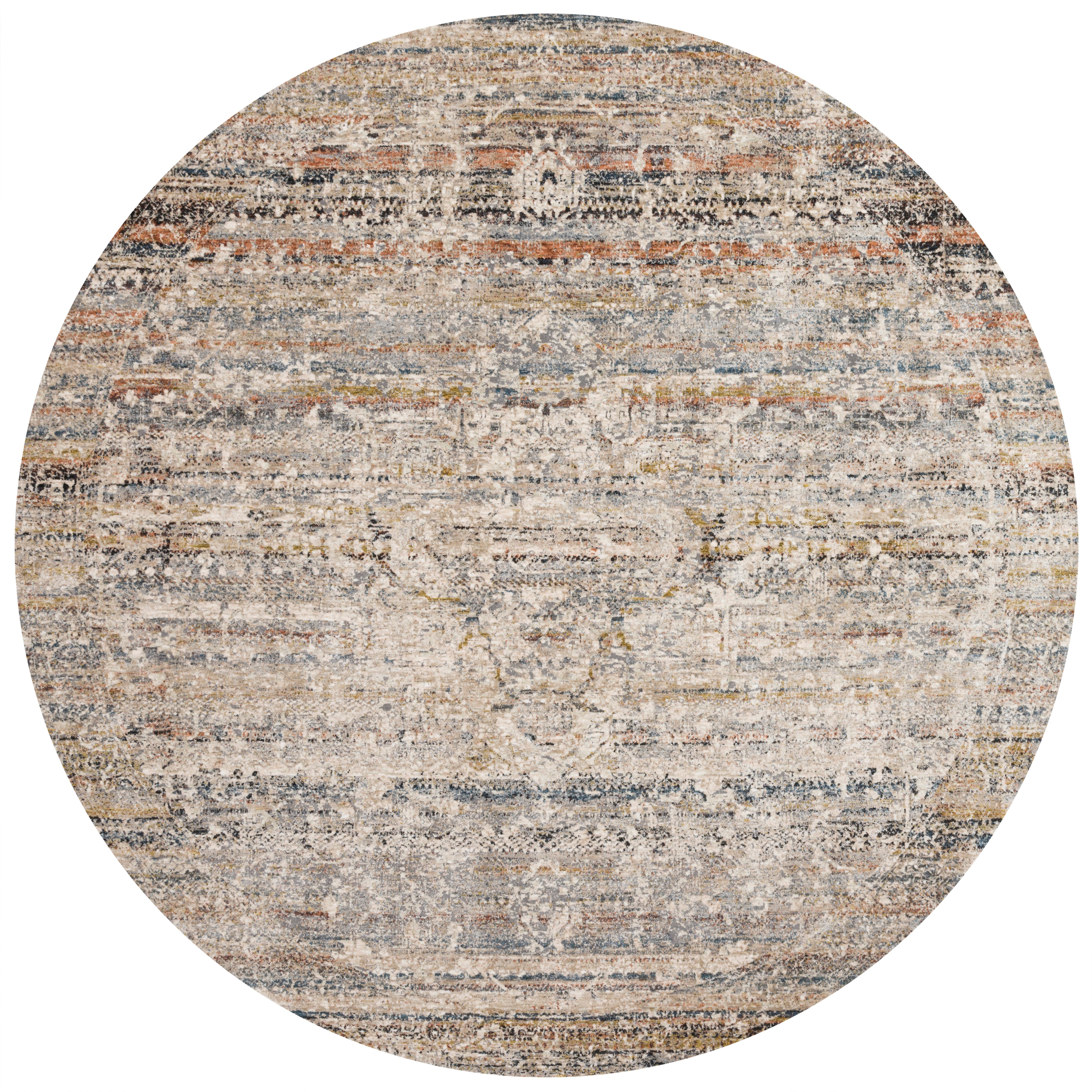Loloi Theia Taupe / Multi Rug RUGS - patterned Loloi