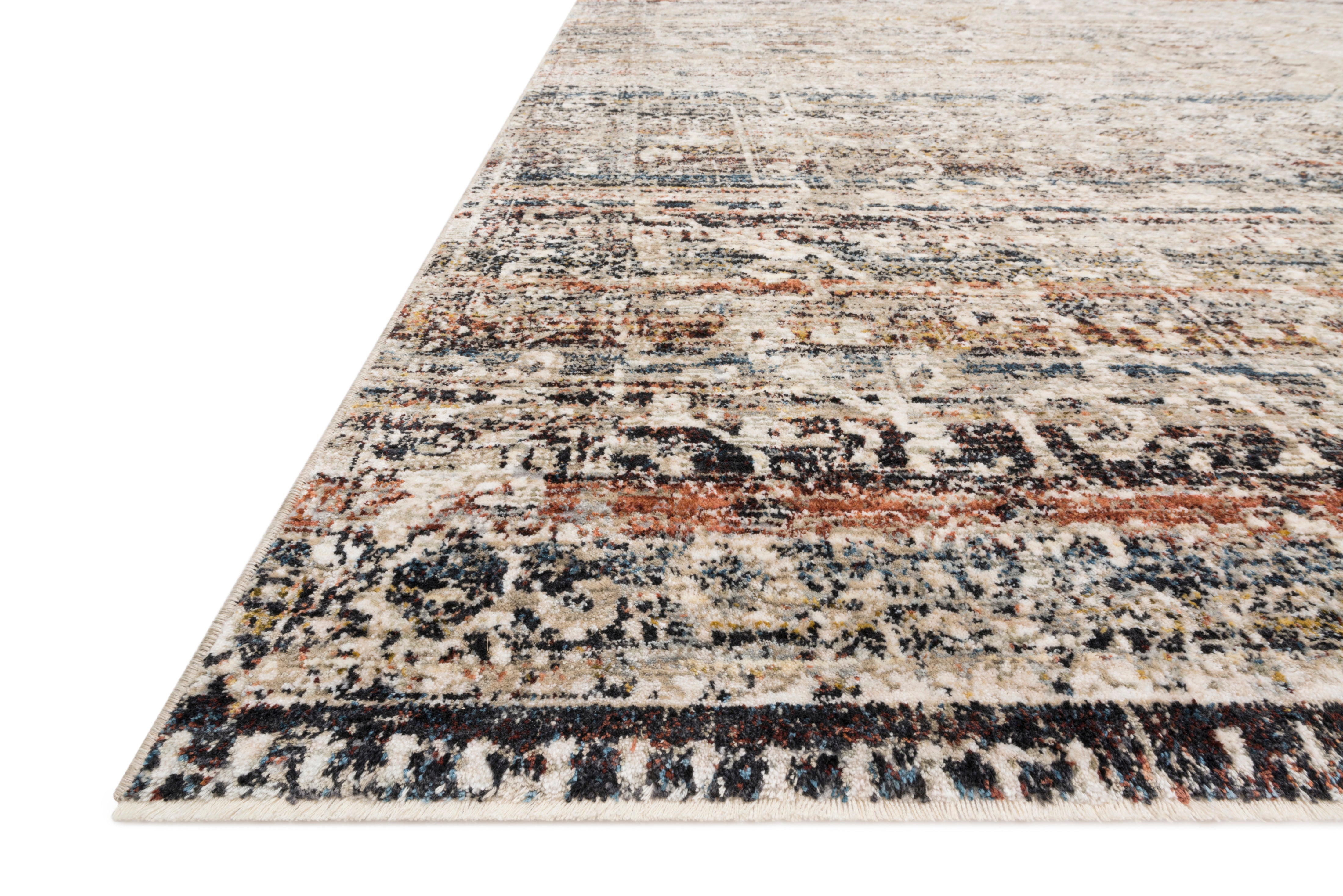Loloi Theia Taupe / Multi Rug RUGS - patterned Loloi