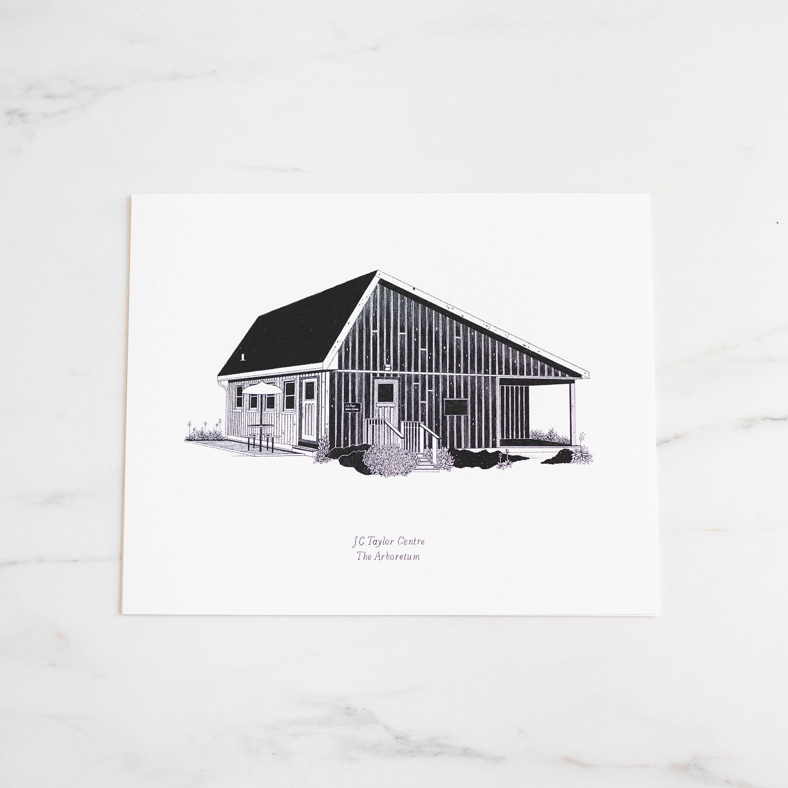 "Taylor Centre" Art Print by Julia Hall ARTWORK - print Julia Hall