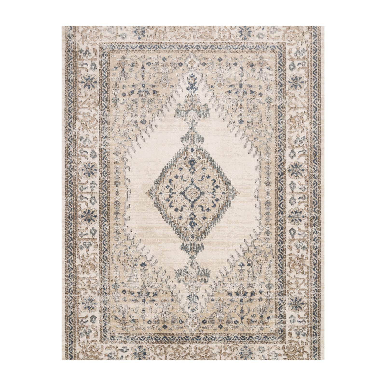 Loloi Teagan Oatmeal / Ivory Rug RUGS - patterned Loloi