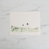 "Two Friends in a Field" by Cocoshalom ARTWORK - print Cocoshalom (Faire)