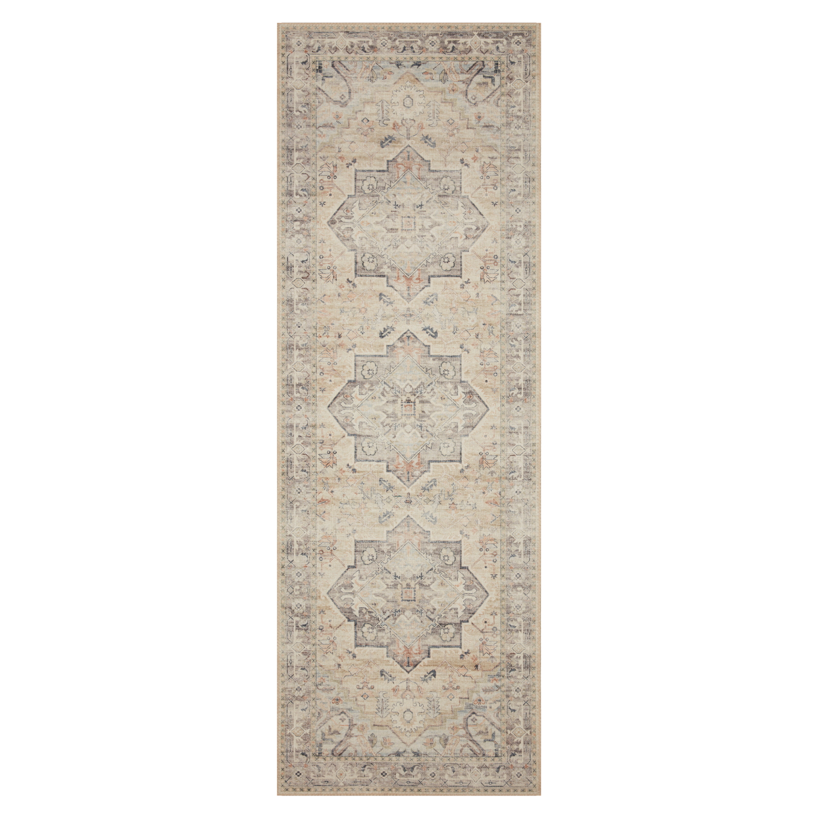 Loloi Hathaway Multi / Ivory Rug 1-RUGS - patterned Loloi