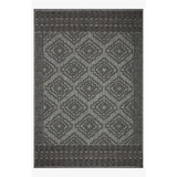 Loloi Rainier Grey / Charcoal Outdoor Rug 5-Rugs - indoor/outdoor Loloi