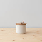 Ceramic Vanilla Canister with Lid canister David Shaw Small