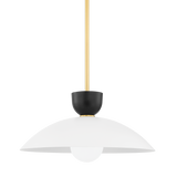 Whitley Pendant LIGHTING - pendant Hudson Valley Lighting 19.75"W x 10"H Aged Brass