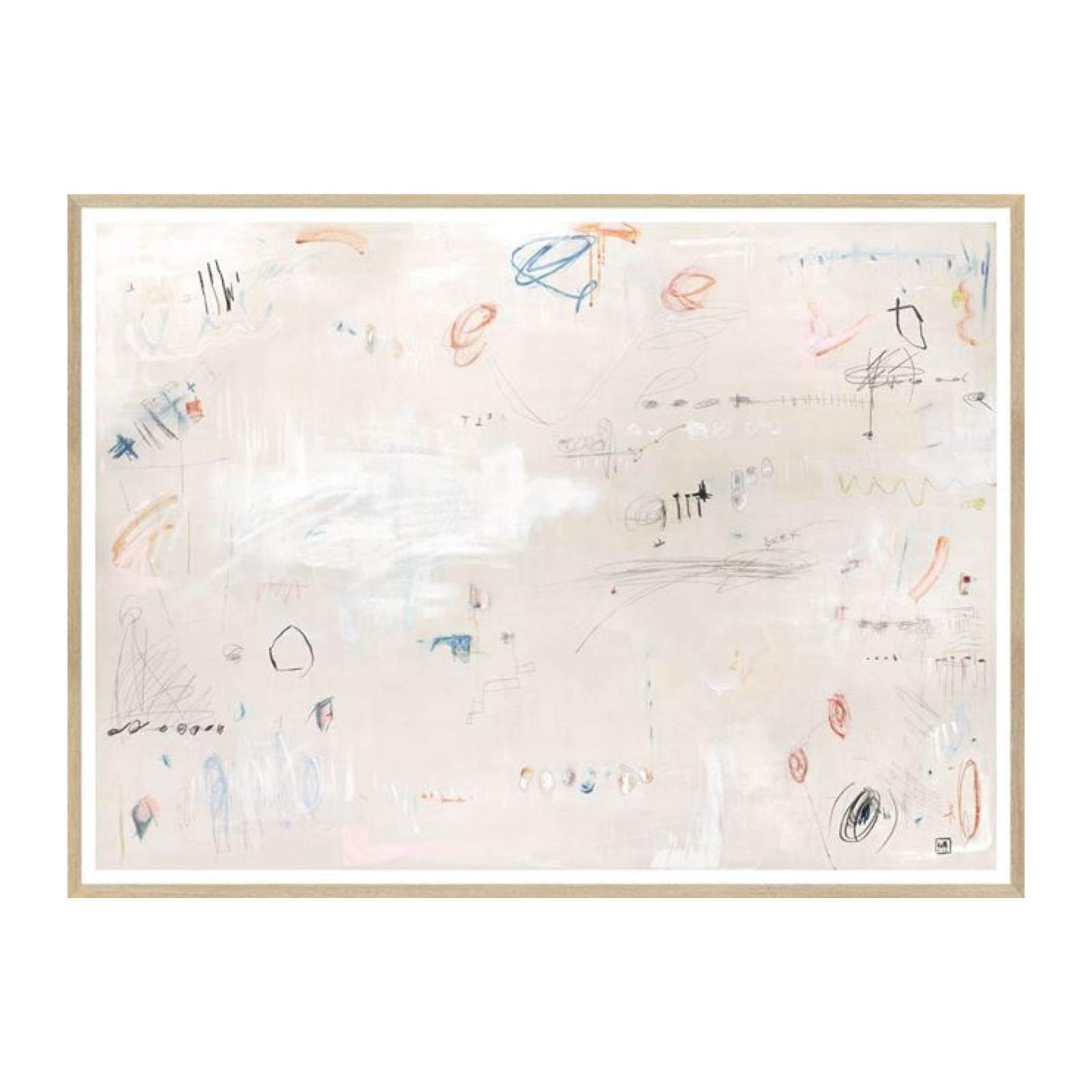 "Lively Scatters" Framed Art Print ARTWORK - framed print Celadon Art