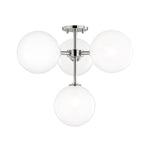 STORE FIXTURE - Ashleigh Semi Flush - Aged Brass LIGHITING - store fixture Hudson Valley Lighting