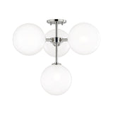 STORE FIXTURE - Ashleigh Semi Flush - Aged Brass LIGHITING - store fixture Hudson Valley Lighting