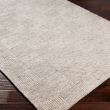 Colette Oatmeal Checkered Rug 0-RUGS - wool Surya