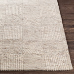 Colette Oatmeal Checkered Rug 0-RUGS - wool Surya