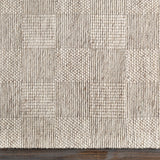 Colette Oatmeal Checkered Rug 0-RUGS - wool Surya