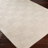 Colette Ivory Checkered Rug 0-RUGS - wool Surya