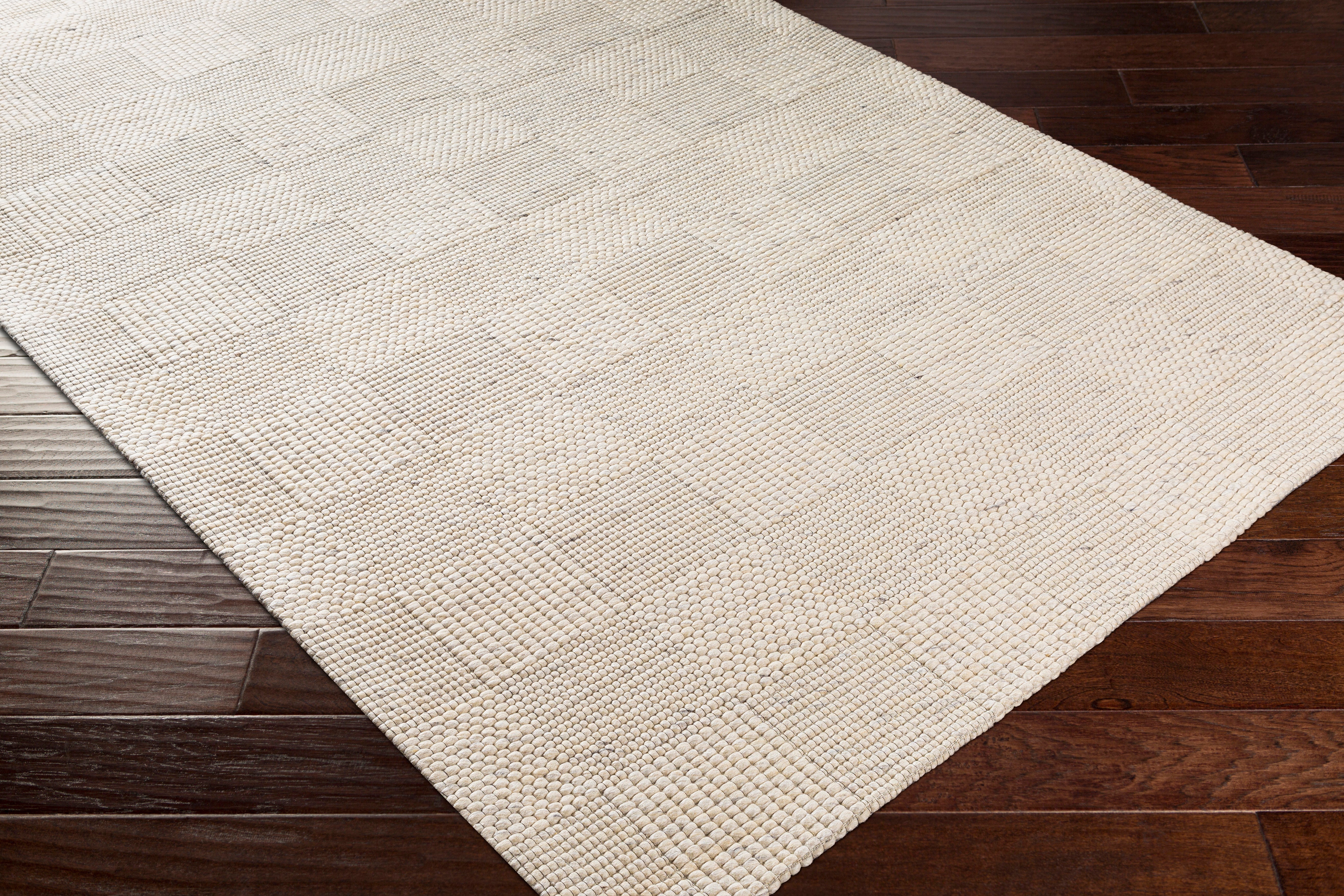 Colette Ivory Checkered Rug 0-RUGS - wool Surya